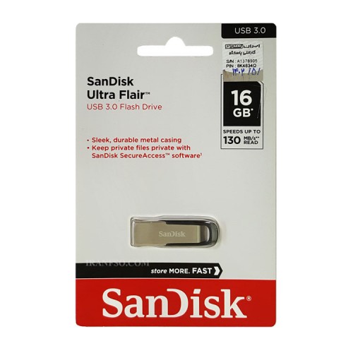 فلش مموری 16 گیگابایت SanDisk Ultra Flair-USB3