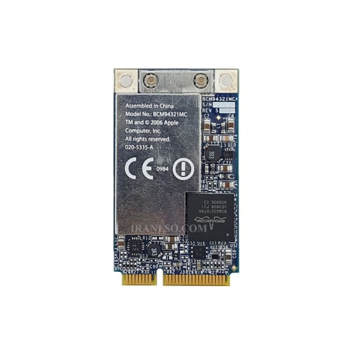برد وای فای لپ تاپ WLAN Mini PCI BCM94322MC Express مستطيلی