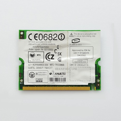 برد وای فای لپ تاپ WLAN Intel Mini PCI WM3B2100