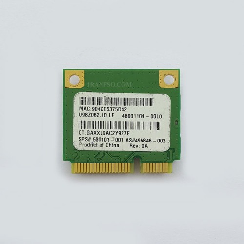 برد وای فای لپ تاپ WLAN Atheros Mini PCI-E AR5B95H Wifi Combo