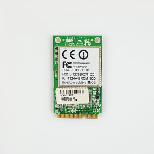 برد وای فای لپ تاپ WLAN Broadcom Mini PCI 4324A-BRCM1020 Express مستطیلی