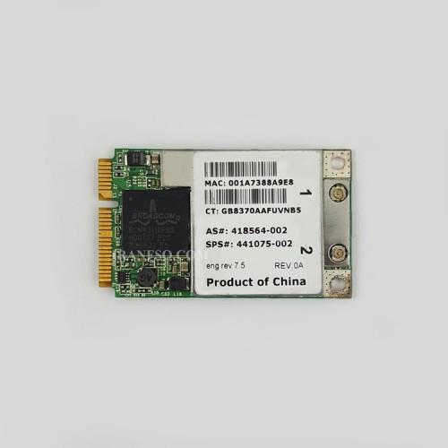 برد وای فای لپ تاپ WLAN Broadcom Mini PCI BCM94311MCG Express مستطیلی