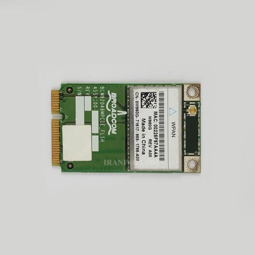 برد وای فای لپ تاپ WLAN Broadcom Mini PCI BCM92046MPCIE WPAN Express مستطیلی