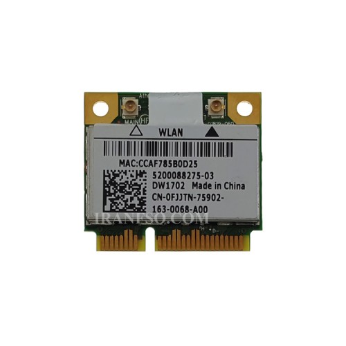 برد وای فای لپ تاپ WLAN Broadcom Mini PCI-E DW1702 Wifi Combo