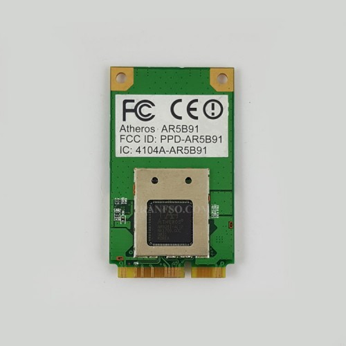 برد وای فای لپ تاپ WLAN Atheros Mini PCI AR5B91 Express مستطیلی