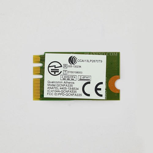 برد وای فای لپ تاپ WLAN Atheros NGFF QCNFA334 Wifi COMBO_A435