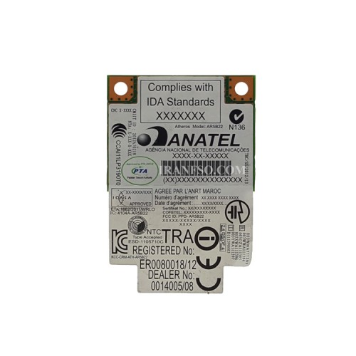 برد وای فای لپ تاپ WLAN Atheros DUAL-BAND AR5B22 Wifi Combo