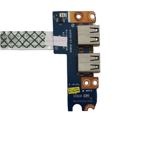 برد یو اس بی لپ تاپ ایسر Aspire V3-571G V3-551G_USB2_LS-8331P کشویی