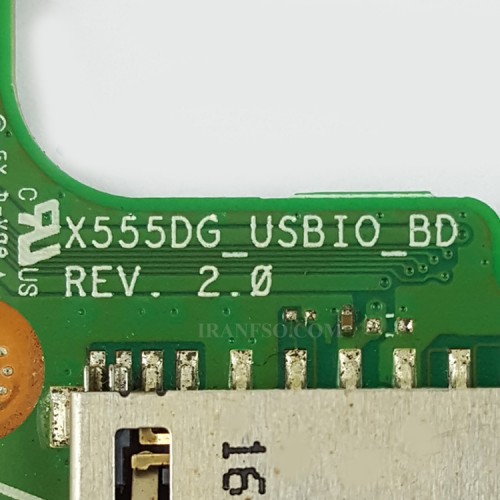 برد یو اس بی و هدفون و رم ریدر لپ تاپ ایسوس X555DG Rev 2.0