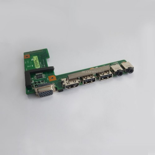 برد یو اس بی و صدا و رم ریدر و VGA لپ تاپ ایسوس K52JR