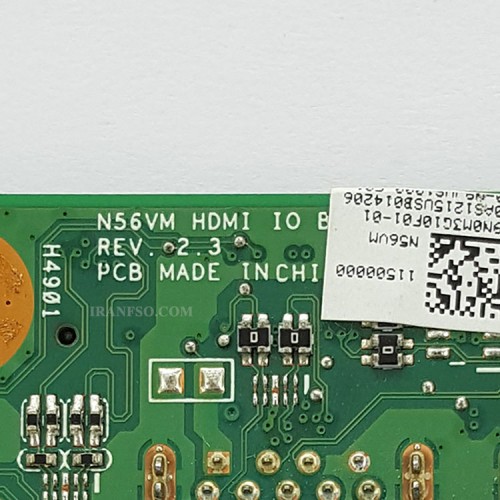 برد یو اس بی 3 و HDMI لپ تاپ ایسوس N56VM