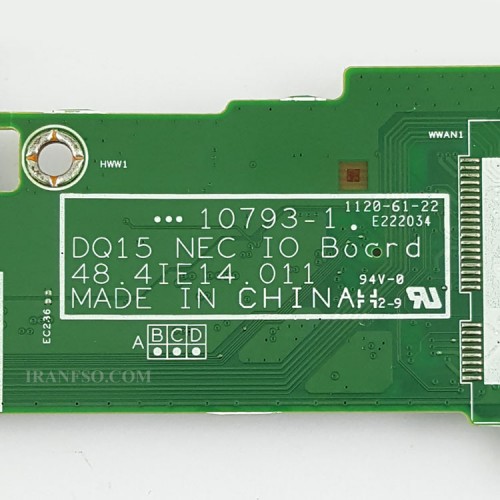 برد یو اس بی لپ تاپ دل Inspiron N5110-Vostro 3550_USB3_DQ15 NEC 48-4IE14-011 برای Geforce