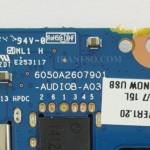 برد یو اس بی و هدفون لپ تاپ اچ پی ProBook 350-G1_355-G2_6050A2607901