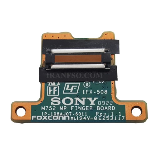 برد فینگر پرینت لپ تاپ سونی VGN-SR 1P-1084101-6011