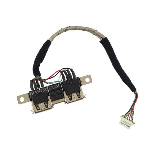 جک یو اس بی لپ تاپ USB2 برای توشیبا Satellite L505_6017B0196601 باکابل