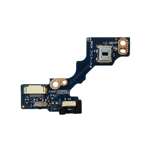 برد سوئیچ پاور و وای فای لپ تاپ دل Latitude E6400_LS-3807P