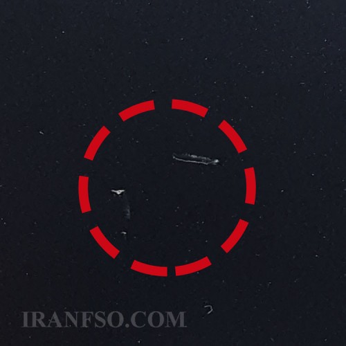 قاب کنار کیبرد لپ تاپ ایسر Aspire E1-570_E1-572 مشکی-اینتر بزرگ-خط و خش دار