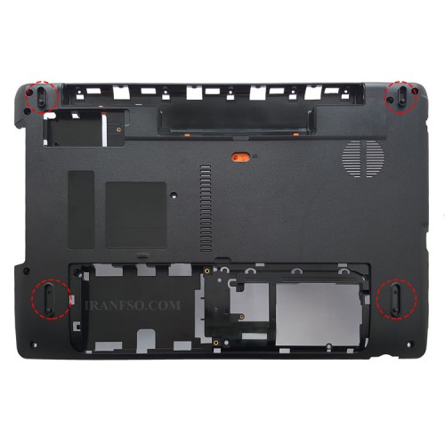 قاب کف لپ تاپ ایسر Aspire 5750-5755_P5WE0 مشکی بدون پلاستیک کف