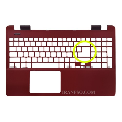 قاب کنار کیبرد لپ تاپ ایسر Aspire E5-511_E5-521_E5-571 قرمز-اینتر بزرگ
