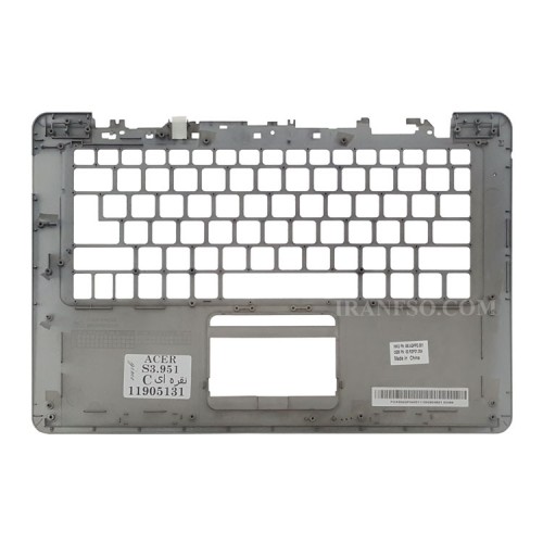 قاب کنار کیبرد لپ تاپ ایسر Aspire S3-391_S3-951 نقره ای-اینتربزرگ