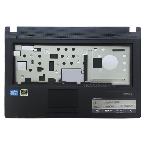 قاب کنار کیبرد لپ تاپ ایسر TravelMate 4750 مشکی-طوسی به همراه تاچ پد