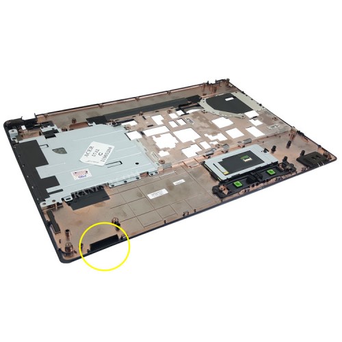 قاب کنار کیبرد لپ تاپ ایسر TravelMate 5742 طوسی-رم ریدر راست خط و خش دار