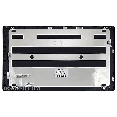 قاب پشت ال سی دی لپ تاپ ایسر Aspire V5-552_V5-572G مشکی-خط و خش دار بدون کاور لولا