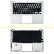 کیبرد لپ تاپ اپل MacBook Pro A1502 مشکی-اینترکوچک-با قاب C سفید خط و خش دار