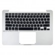 کیبرد لپ تاپ اپل MacBook Pro A1502 مشکی-اینترکوچک-با قاب C سفید خط و خش دار