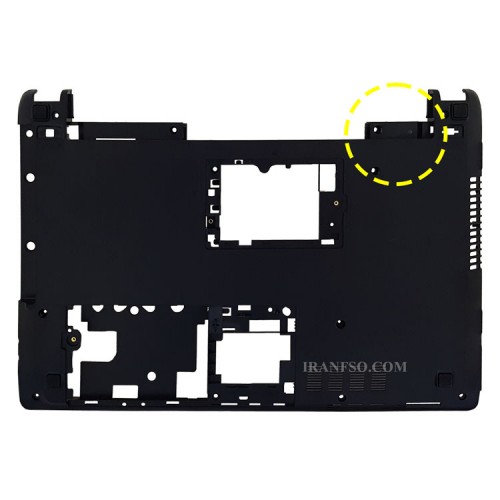 قاب کف لپ تاپ ایسوس K43B-K43T مشکی-بدون قفل باتری