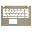 قاب کنار کیبرد لپ تاپ ایسوس Vivobook X541 بژ-اینتر کوچک با جای اسپیکر