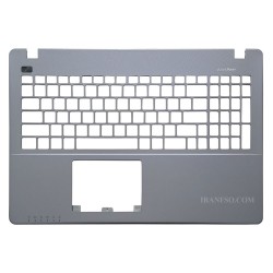 قاب کنار کیبرد لپ تاپ ایسوس X550-X552 نقره ای-اینترکوچک