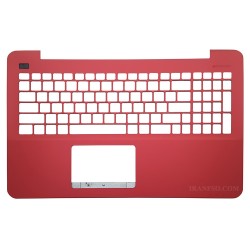 قاب کنار کیبرد لپ تاپ ایسوس X554-X555 قرمز-اینتر کوچک