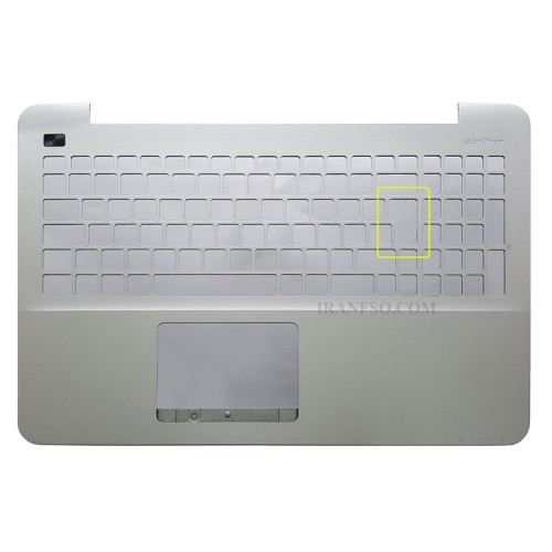قاب کنار کیبرد لپ تاپ ایسوس K556-X556 نقره ای-اینتربزرگ