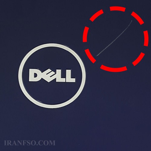 قاب پشت ال سی دی لپ تاپ دل Inspiron 1545 آبی خط و خش دار