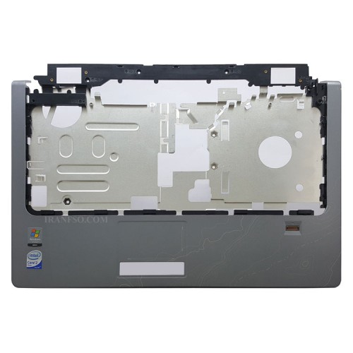 قاب کنار کیبرد لپ تاپ دل Studio 1535-1536-1537 نقره ای-با فینگر پرینت طرح دار