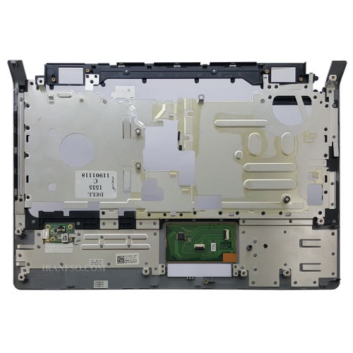 قاب کنار کیبرد لپ تاپ دل Studio 1535-1536-1537 نقره ای-با فینگر پرینت طرح دار