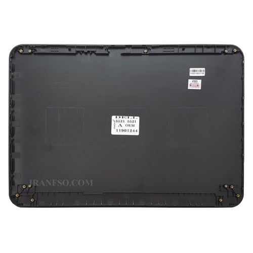 قاب پشت ال سی دی لپ تاپ دل Inspiron 15 3521-5521 مشکی-طرح دار