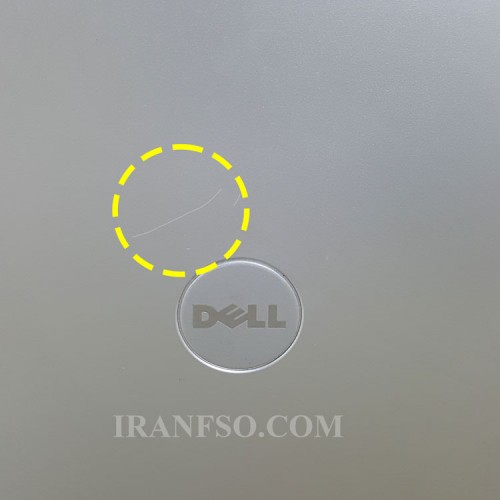 قاب پشت ال سی دی لپ تاپ دل Vostro 1000_Inspiron 6400-1501-1505 نقره ای-خط و خش دار