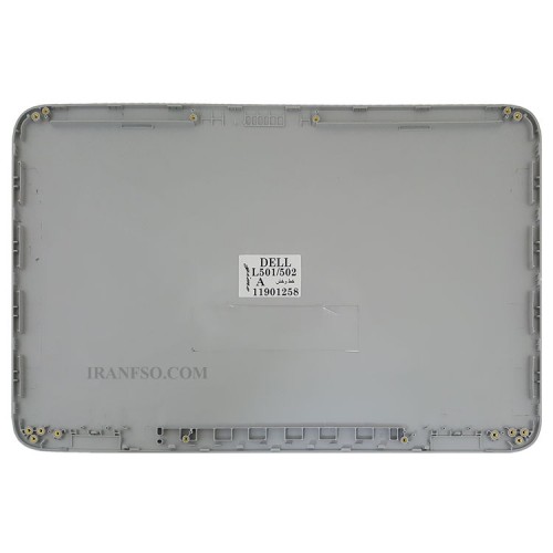 قاب پشت ال سی دی لپ تاپ دل XPS L501X-L502X نقره ای خط و خش دار