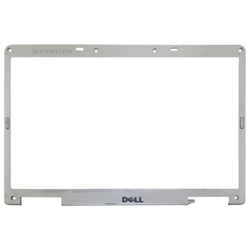 قاب جلو ال سی دی لپ تاپ دل Vostro 1000_Inspiron 6400-1501-1505 نقره ای خط و خش دار