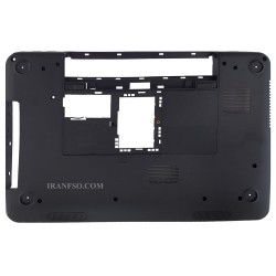 قاب کف لپ تاپ دل Inspiron N5110 مشکی- خط و خش دار تاب دار