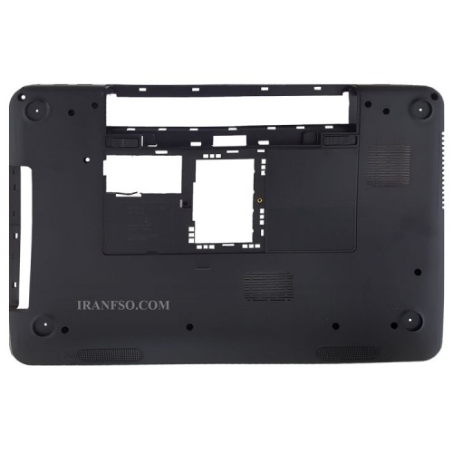 قاب کف لپ تاپ دل Inspiron N5110 مشکی- خط و خش دار تاب دار