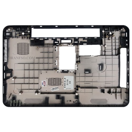قاب کف لپ تاپ دل Inspiron N5110 مشکی- خط و خش دار تاب دار