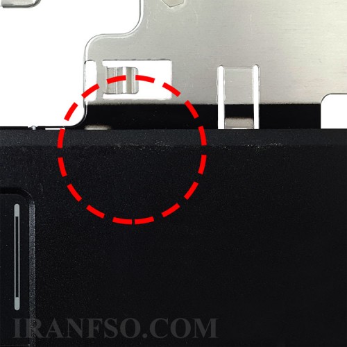 قاب کنار کیبرد لپ تاپ دل Inspiron 1520-Vostro 1500 مشکی دست دوم