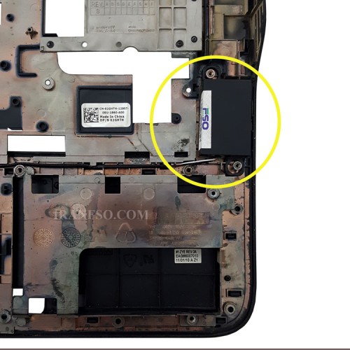 شاسی قاب کنار کیبرد لپ تاپ دل XPS L501X-L502X مشکی