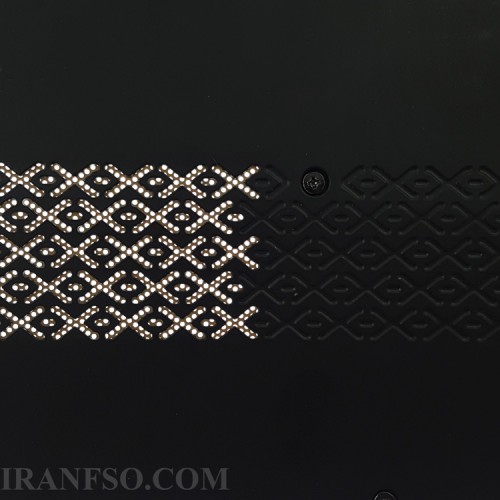 درب قاب کف لپ تاپ دل Studio XPS 1640 مشکی به همراه پیچ-طرح دار
