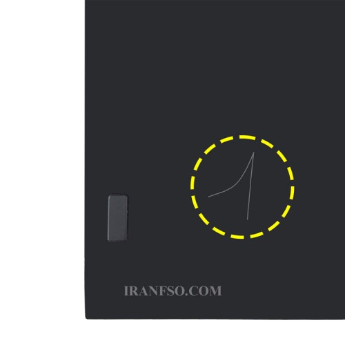 درب قاب کف لپ تاپ دل Latitude E6400_0P318H مشکی-دست دوم