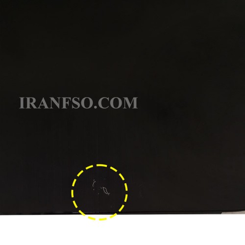 قاب پشت ال سی دی لپ تاپ اچ پی Pavilion DV6-6000 قهوه ای-بدون روکش لولا خط و خش دار