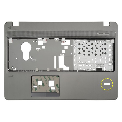 قاب کنار کیبرد لپ تاپ اچ پی ProBook 4530 طوسی-با فینگرپرینت